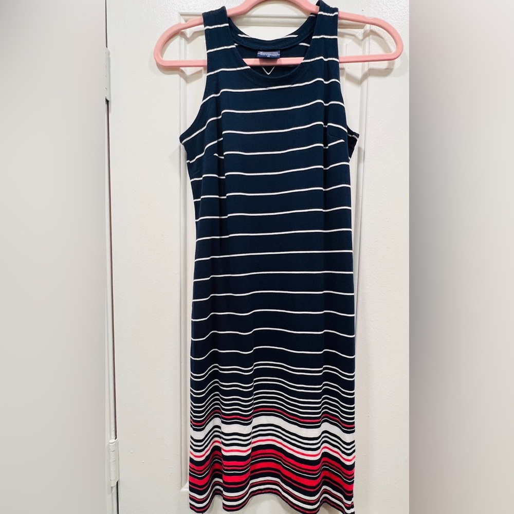 Columbia Sportswear Company PFG Striped Sleeveless Dress - Blue - Size XS